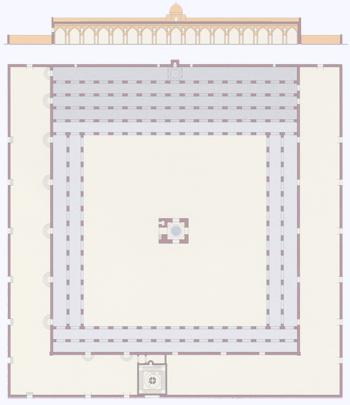 Toluno�lu Camii - plan