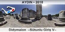 AYDIN Didymaion  �S�tunlu Giri� V�