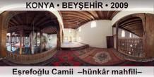 KONYA � BEY�EH�R E�refo�lu Camii  �H�nk�r mahfili�