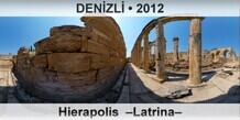 DEN�ZL� Hierapolis  �Latrina�