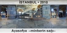 �STANBUL Ayasofya  �Minberin sa���