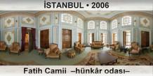 �STANBUL Fatih Camii  �H�nk�r odas��