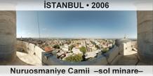 �STANBUL Nuruosmaniye Camii  �Sol minare�