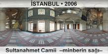 �STANBUL Sultanahmet Camii  �Minberin sa���