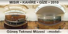 MISIR � KAH�RE � G�ZA G�ne� Teknesi M�zesi, Model