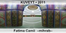 KUVEYT Fatima Camii  �Mihrab�