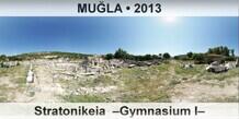 MU�LA Stratonikeia  �Gymnasium I�