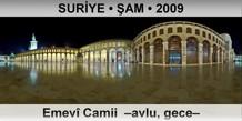 SUR�YE � �AM Emev� Camii  �Avlu, gece�