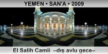 YEMEN � SAN'A El Salih Camii  �D�� avlu gece�