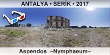 ANTALYA � SER�K Aspendos  �Nymphaeum�