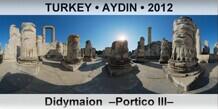 TURKEY • AYDIN Didymaion  –Portico III–